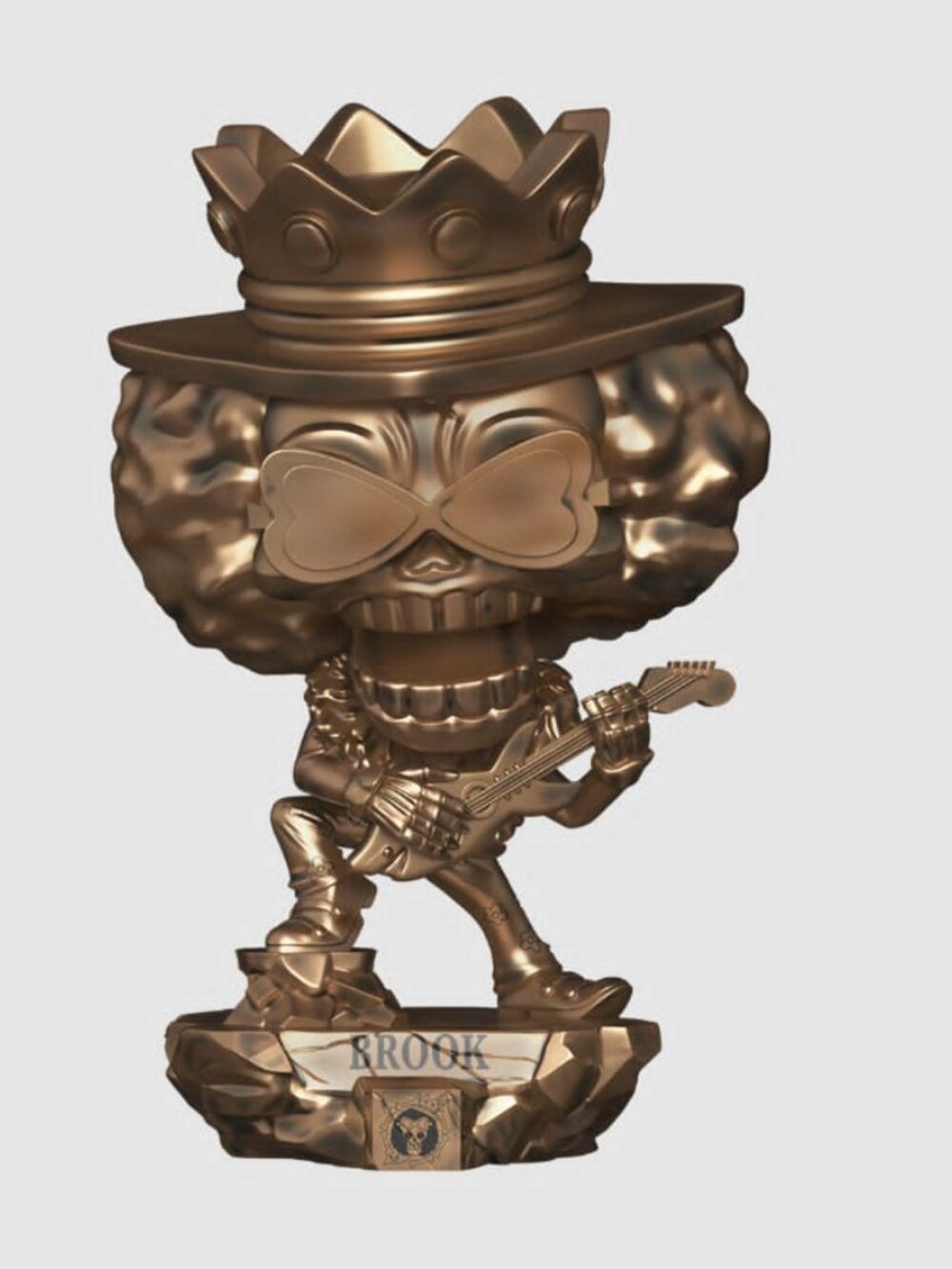 Funko Pop Plus! One Piece #2215 – Brook Bronze Statue NEW